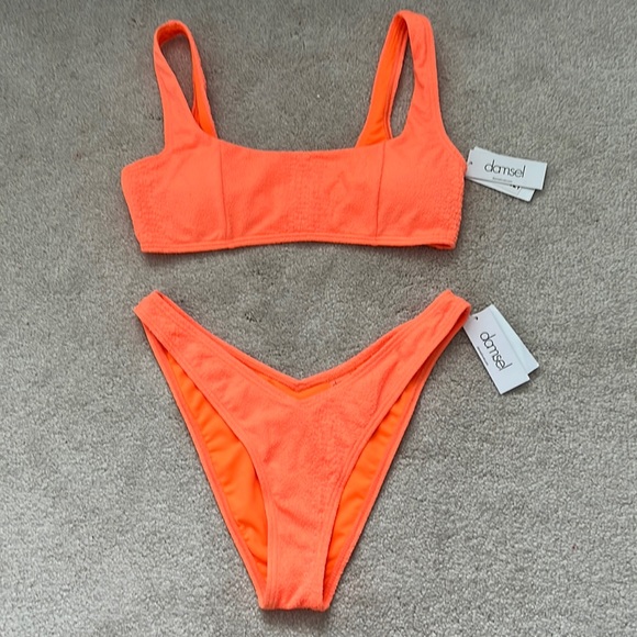 Zumiez Swim Neon High Cut Bikini Poshmark